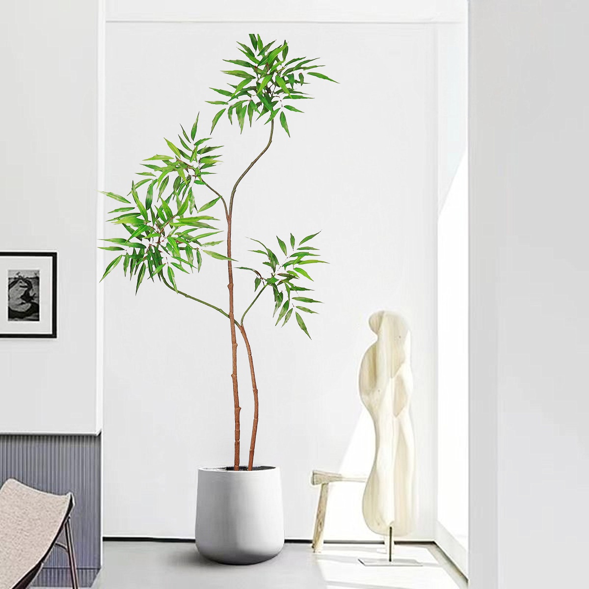 130-160CM yapay Banyan ağacı s - Ficus Lyrata Tree incelemesi ve fiyatı