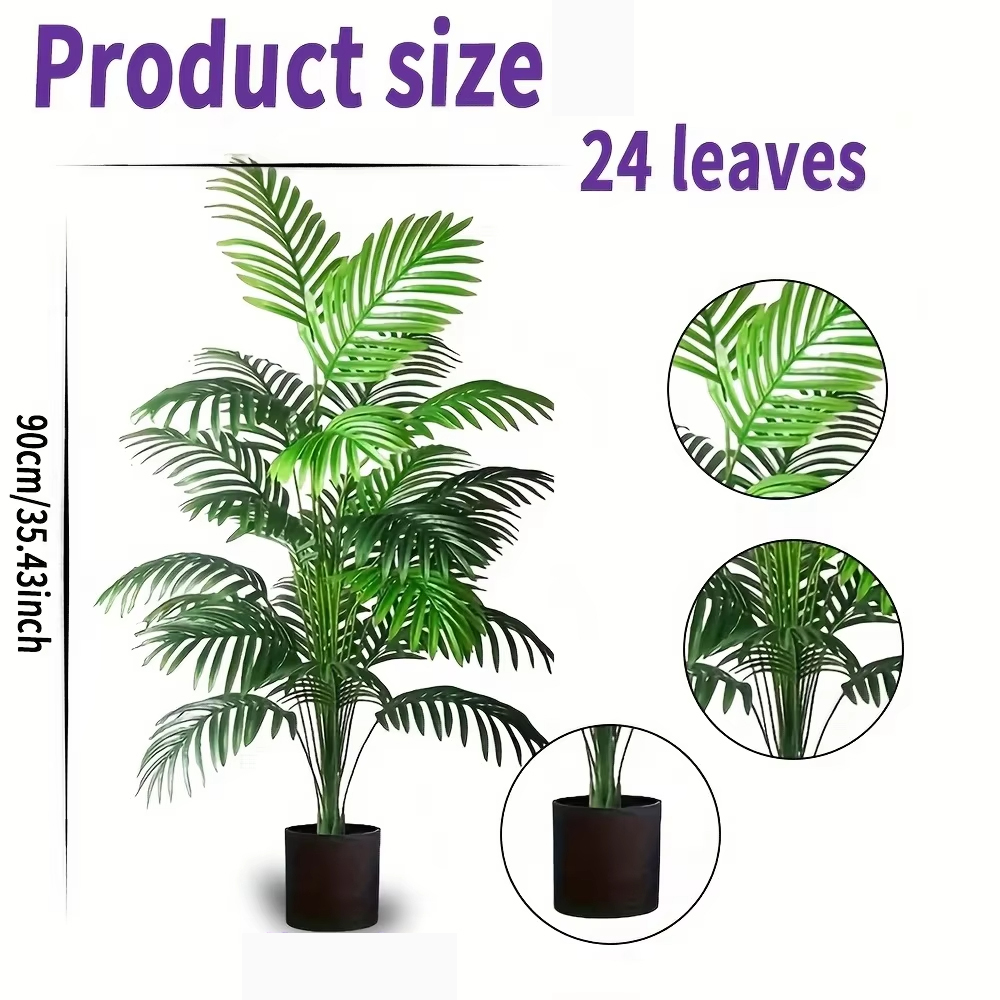 24 Yapraklı Areka Palmiyesi Ya - Ficus Lyrata Tree incelemesi ve fiyatı