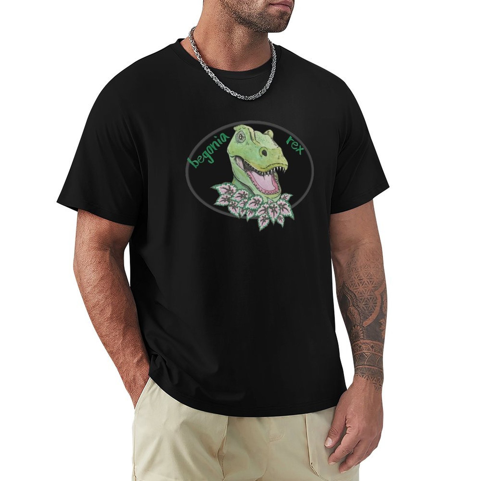 T rex begonia T-Shirt Şükran G - Begonia Rex incelemesi ve fiyatı