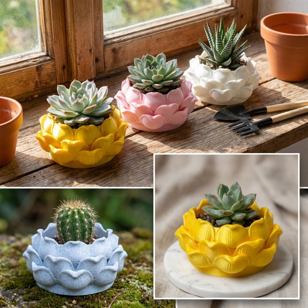 Lotus Şeklinde Sukulent Bitki  - Echeveria Succulent incelemesi ve fiyatı